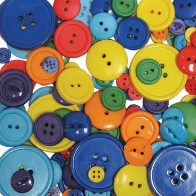 Big Bag Of Buttons Rainbow 3.5oz (closeout)