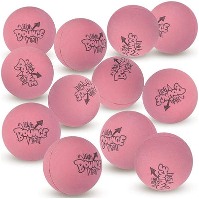 Rubber Pink High Bounce Ball 2.5" 1/pk