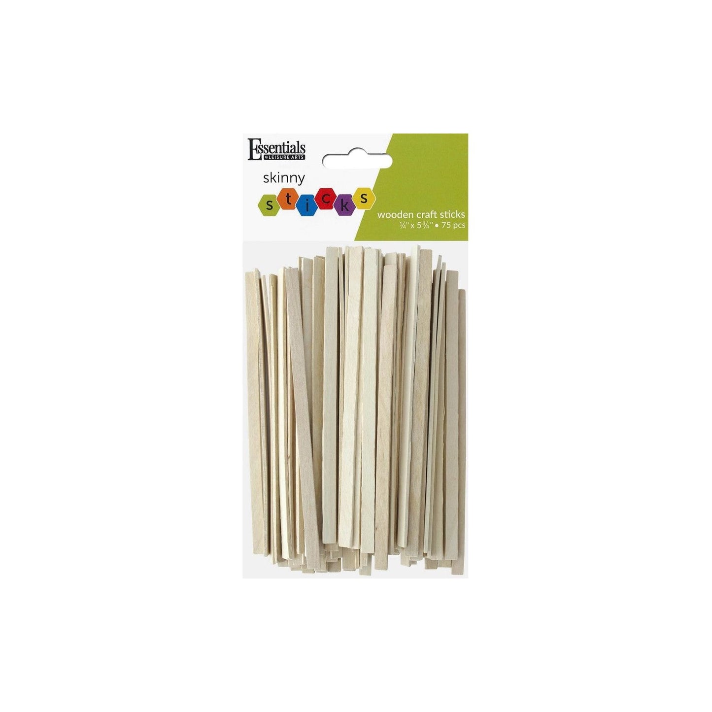 Wooden Craft Sticks .25" x 5.75" 75/pk (Closeout)