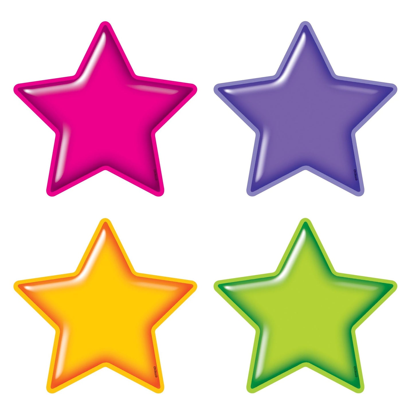 Gumdrop Stars Classic Accents 36/pk 6"