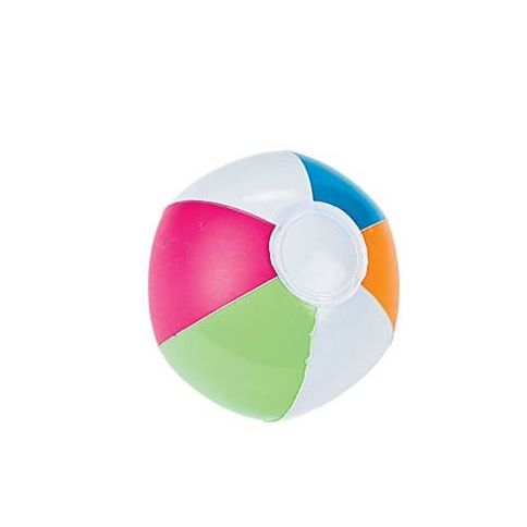Inflatable Mini Brights Spring Beach Balls 5" 12/pk