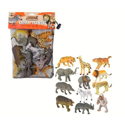 Mesh Bag Animal Assortment 3-5" 12/pk