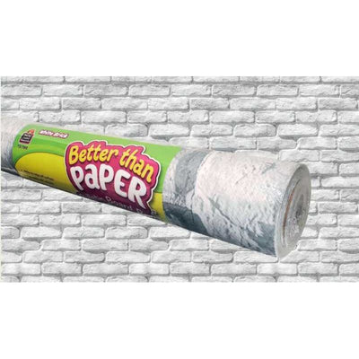 Better Than Paper White Brick Bulletin Board Roll 4' x 12'