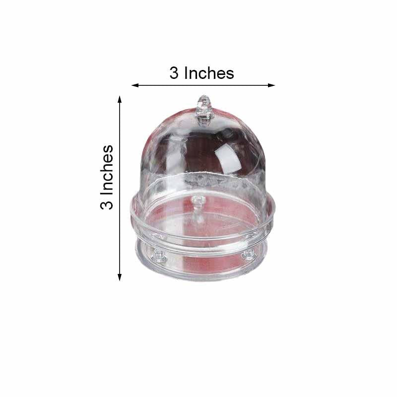 Mini Disposable Cupcake Container W/Dome 12/pk.