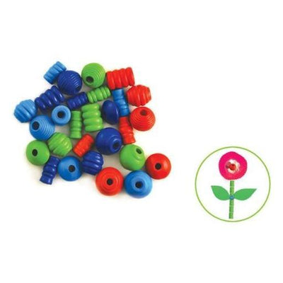 Assorted Colored Fancy Beads 28/pk (closeout)
