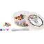 Butterfly Pony Beads (13 mm), 200 Pcs.