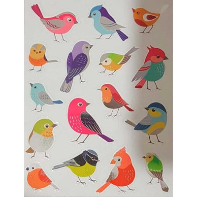 Bird Stickers Die Cut (10 Sheets)