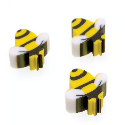 Bumble Bee Erasers  0.75" 144pcs