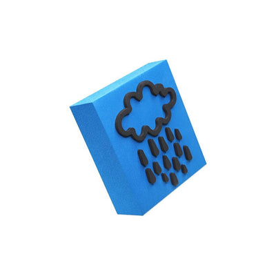 Foam Stamp Block Rain Cloud