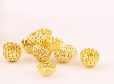 Gold Candle Bases 18/pk (closeout)