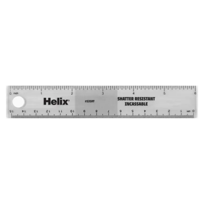 Plastic Ruler 6"