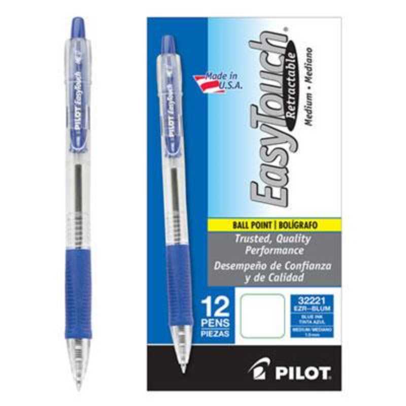 EasyTouch Retractable Medium Point Pen 1/pc (Black)