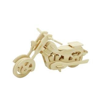 3D Wooden Puzzle Motor Bike