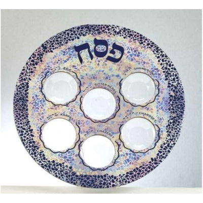 Laminate Disposable Mosaic Seder Plate 11" (discontinued)