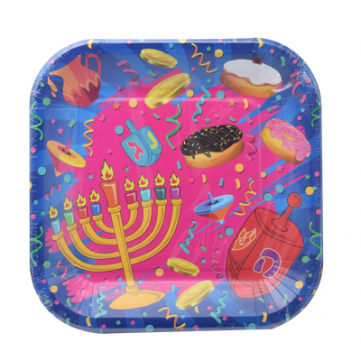 Chanuka Paper Plates 9" 10/pk