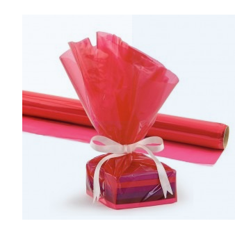 Cello Wrap Rolls - Pink, 20 inch x 5 ft