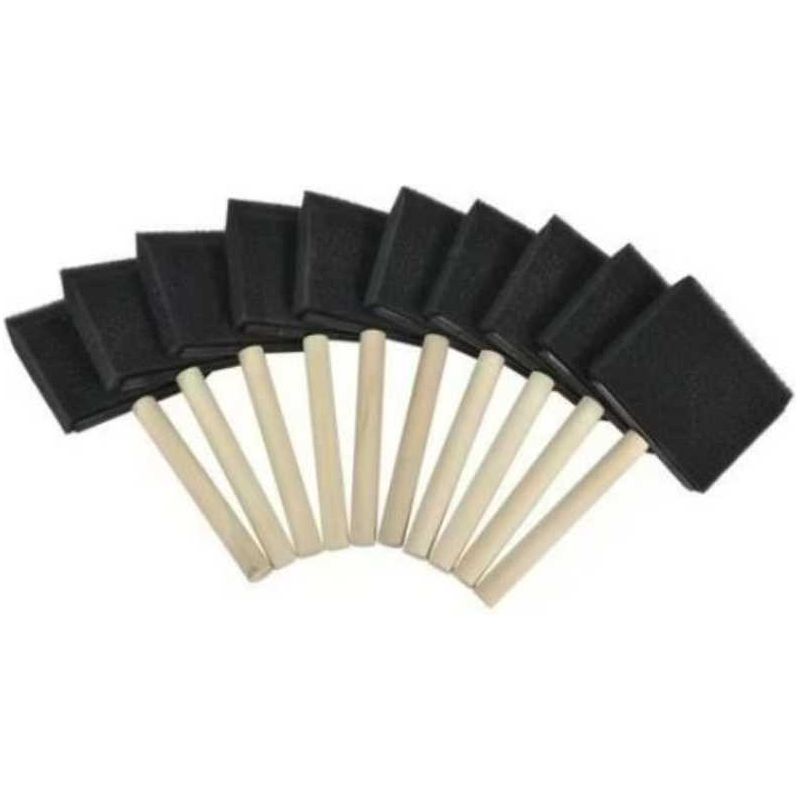 Foam Brushes 10/pk 3"