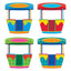 Gondolas Variety Pack Durable & Reusable Paper 6" 36/PK (Discontinued)
