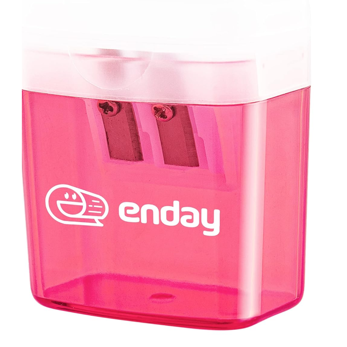 Rectangle Pencil Sharpener With Bin 1/pc