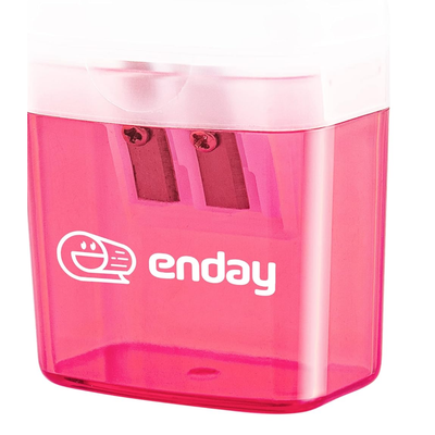 Rectangle Pencil Sharpener With Bin 1/pc