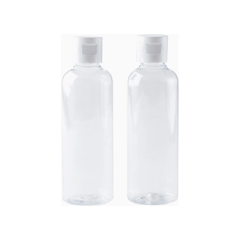 2 ct. Flip-open Plastic Bottle 100ml. 1.5"x4.9"