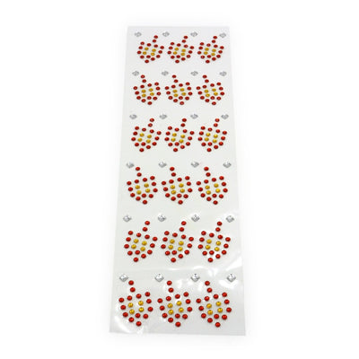 Dreidel Gem Stickers 18/per pack