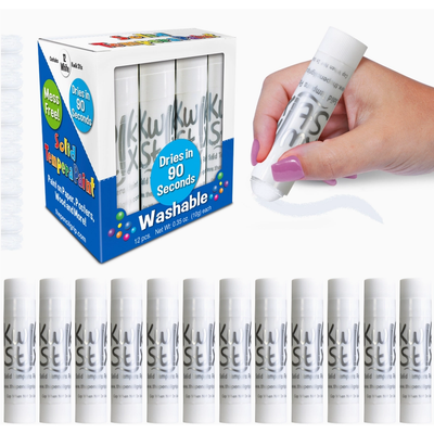 Kwik Stix Solid Paint Bulk White 12 Count