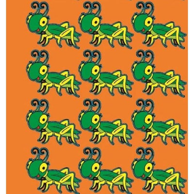 Grasshopper Die Cut Stickers (6 Sheets)