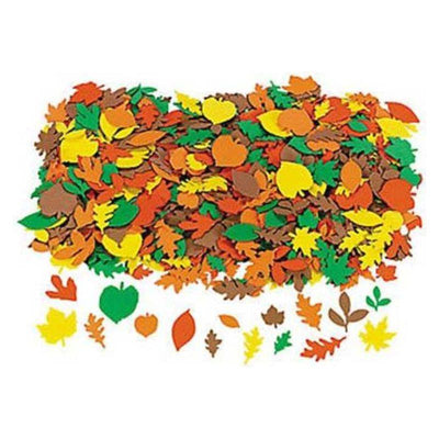 Fabulous Foam Fall Adhesive Leaf Shapes 500/pk (backordered till 2026)