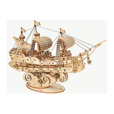 3D Wooden Puzzle Sailing Ship