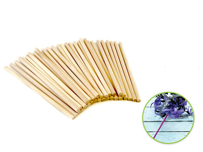 Wooden Dowel Sticks 1/4" x 6" 30/pk