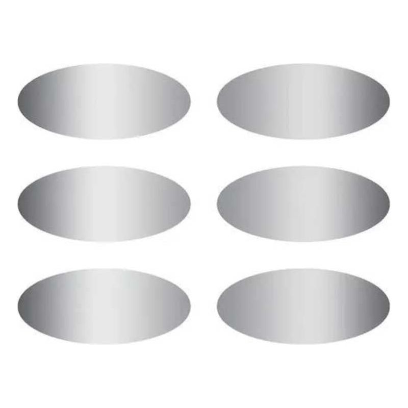 Ovals Scratch Off Stickers 2 1/2" x 1" 180/pk