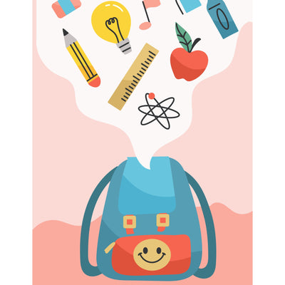 homework folder cover - stack of doodle paper 8.5" x 11" 12/pk