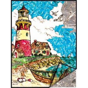 Lighthouse Foil Paint by Number