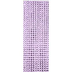 Adhesive Rhinestones Purple 6mm 504ct