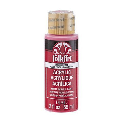Folk Art Acrylic Paint 2 oz (red)