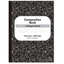 Black Composition Book College Ruled 100 Sheets