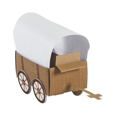 3D Western Covered Wagon Craft Kit 7 3/4" x 5 1/2" - Makes 12