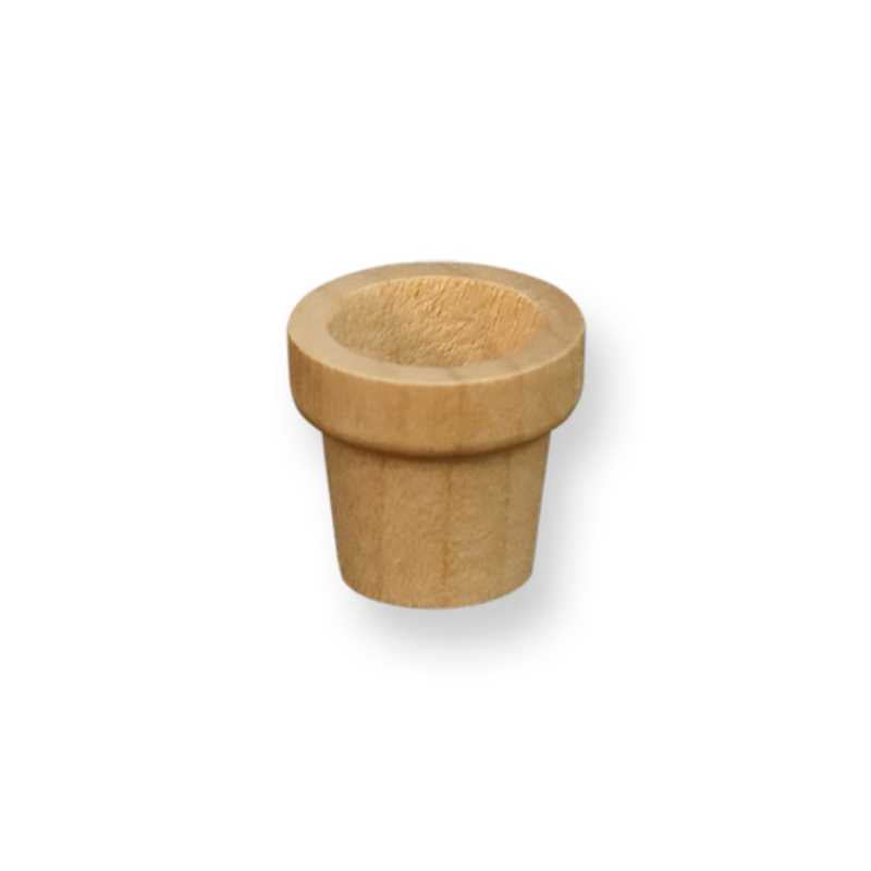 Wood Flower Pot (5/8", 100 Pack)