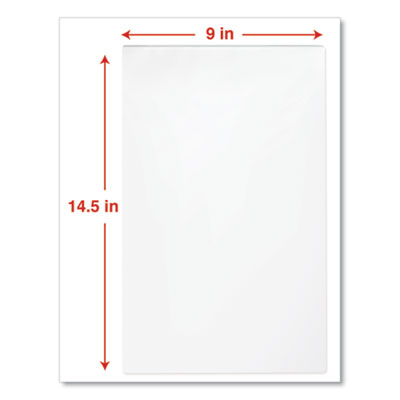 Laminating Pouches Gloss Clear 3 Mil 25/pk 9" x 14.5"