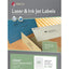 Clear Laser Labels (30/pg, 100/pk)