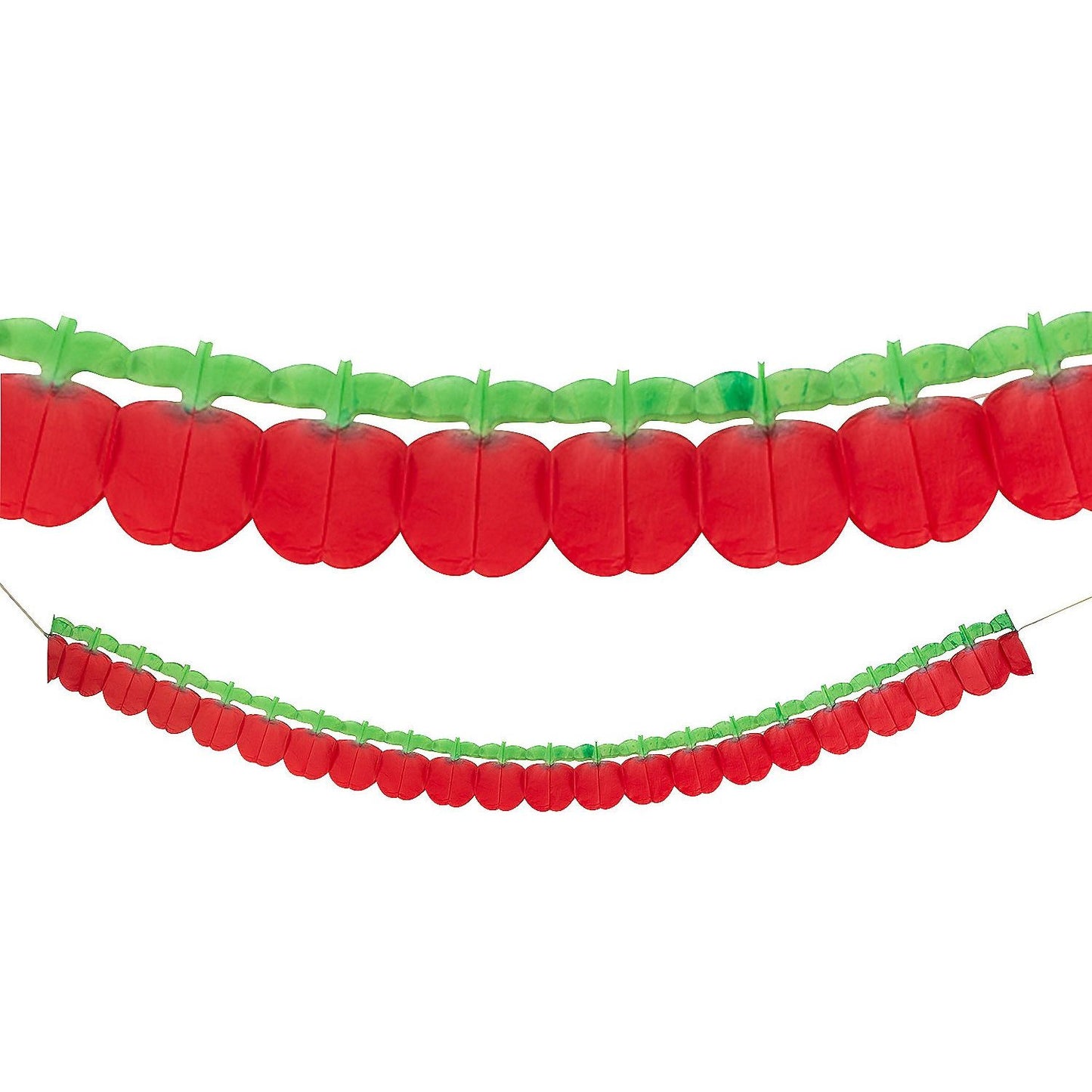 Apple Honeycomb Garland, 9 ft.