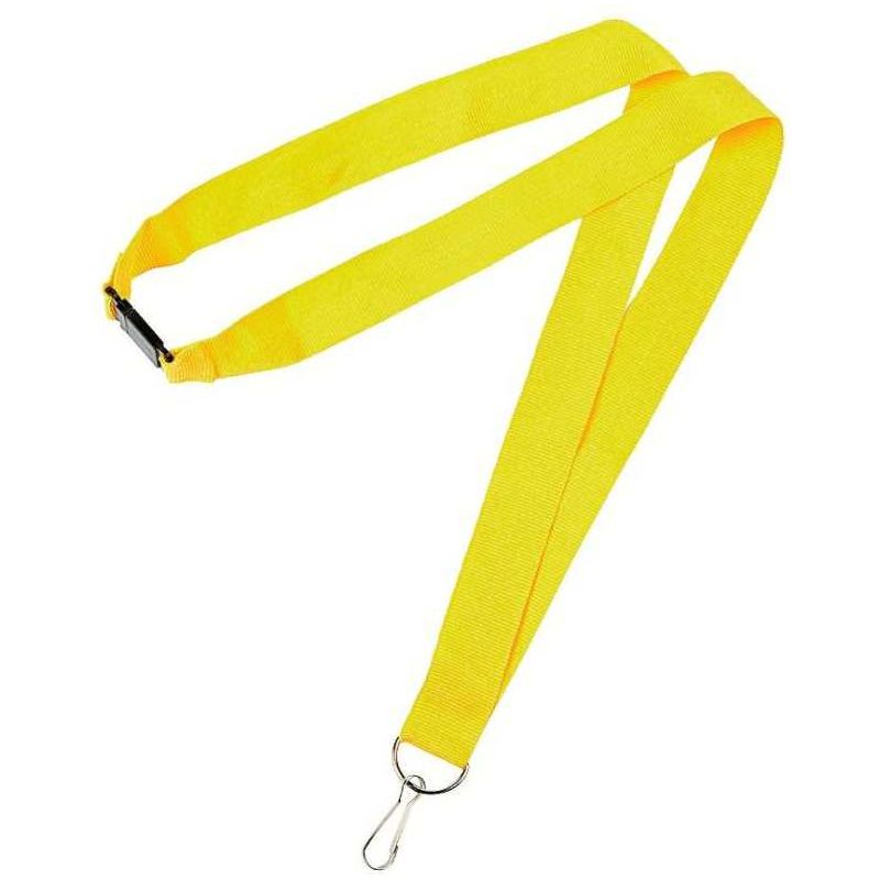 Nylon Lanyard 36" Yellow 12/pk