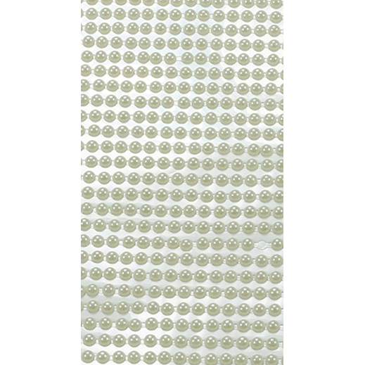 Adhesive Rhinestone Pearls Ivory 5mm 646/pk