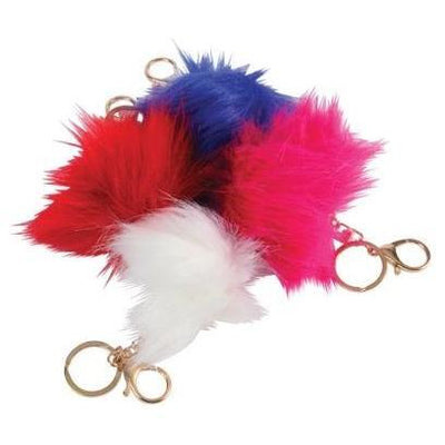 Fluffy Fur Keychains 1pc