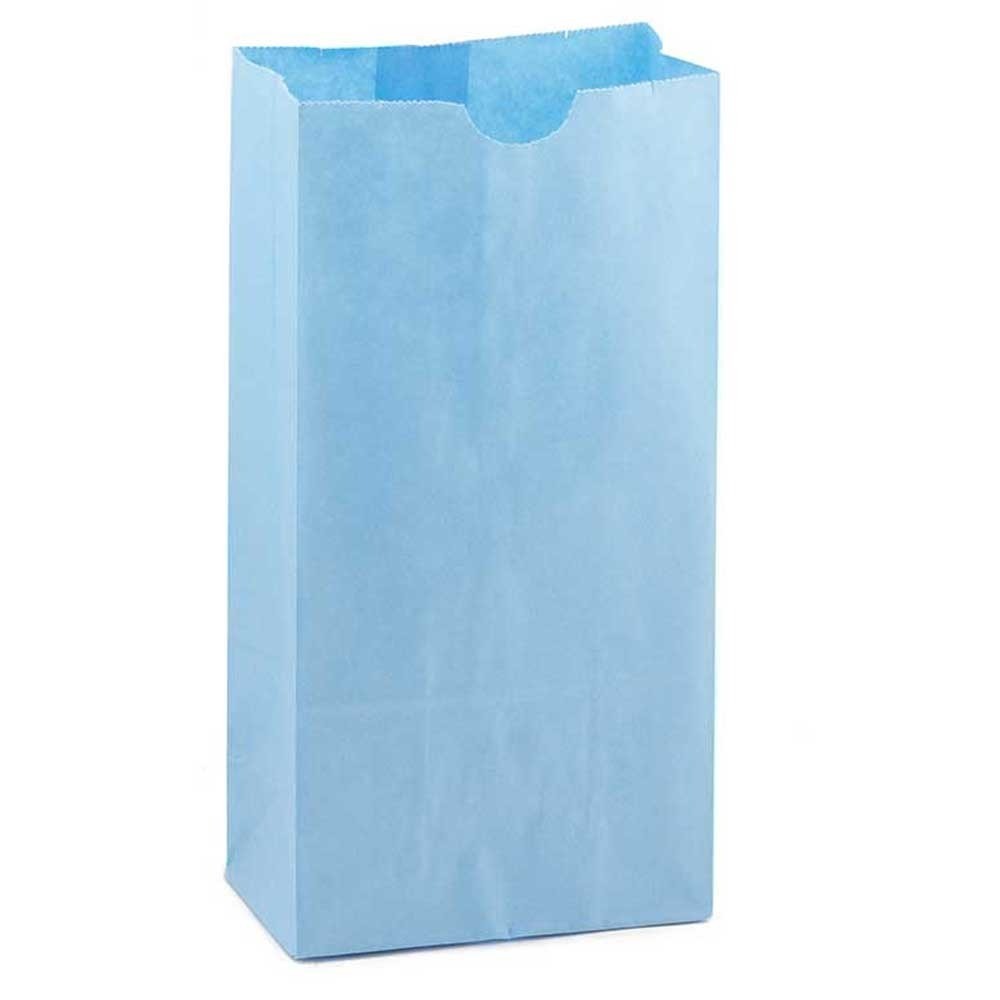 Craft Paper Bags (Small 4.5" x 2.5" x 8.5", Red, 100)