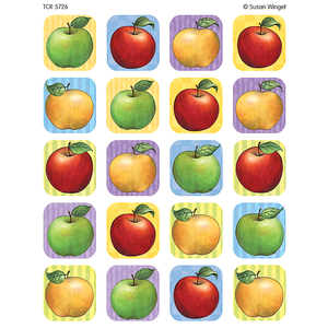 Apple Square Stickers 5/sheets (Discontinued)