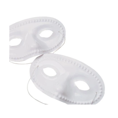 White Eye Masks 24/pk