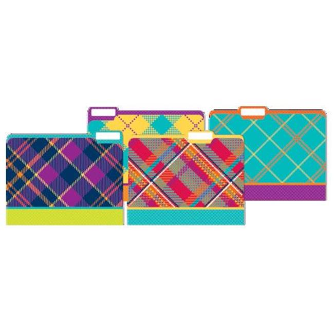 FILE FOLDERS PLAID ATTITUDE