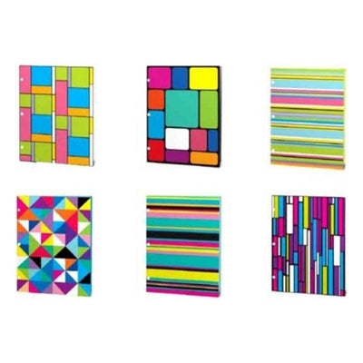 Glossy 2 Pocket Portfolio Assorted Colors